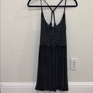 Comfy and casual little black dress